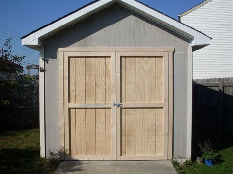 wood shed replacement doors exterior